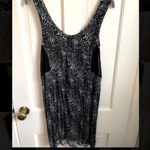 Silence + Noise Mesh Back Tank Dress